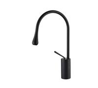 QYYZTQY Copper Body Gold Black Basin Top Basin Faucet Basin Water Drip Faucet