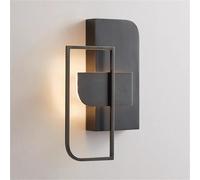 QYYZTQY Copper Wall Sconces LED Bedside Decorative Wall Lighting Fixture Mid Century Wall Mounted Lamp for Bedroom Bedside Kitchen Farmhouse Hallway(Black)