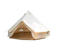 QYYZTQY Cotton Canvas with Stove Jack, 10ft Waterproof Bell Glamping, Season Luxury Outdoor Yurt Tent Person, Great for Family Camping Hunting & Party