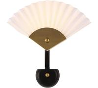 QYYZTQY Creative Blue E12/ Base Mounted Lamp White Triangle Fan Light Nordic for Kitchen Bedroom Living Room Bedside Reading Wall Red(White)