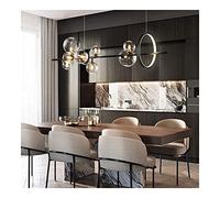 QYYZTQY Creative Glass Bubble Chandelier Nordic Restaurant Hanging Pendant Light Decorative Pendent Lamps, Kitchen Living Dining Room, Indoor Lighting Fixture (Size : cm*30cm)