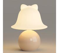 QYYZTQY Cute Night Light for Kids LED Table Desk Lamp Small Pink Table Lamp for Girls Room Mid Century Table Lamp Nursery Nightstand Lamp for Children Bedroom Living Room Home Office