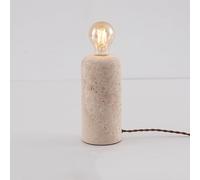 QYYZTQY Cute Table Lamp for Office Desk Small Natural Stone Marble Table Lamp Mid Century Bedside Lamp Vintage Retro Nightstand Lamp for Living Room Bedroom Farmhouse Home Decor