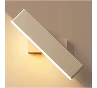 QYYZTQY Decorative Wall Creative LED Wall Lamp 350 Degree Adjustable Wall Light Indoor Lighting Fixture for Bedroom Living Room Hallway Stairs Hotel Bedside (Color : Gold, Size : White Light) (