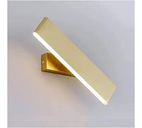 QYYZTQY Decorative Wall Creative LED Wall Lamp 350 Degree Adjustable Wall Light Indoor Lighting Fixture for Bedroom Living Room Hallway Stairs Hotel Bedside (Color : Gold, Size : White Light) (
