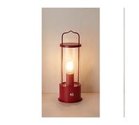 QYYZTQY Desk Lamp Bedside Table Lamp Outdoor Balcony Patio Roof Lamp Metal Handheld Horse Lamp Desktop Touch Rechargeable Table Lamps Table Light(Red)