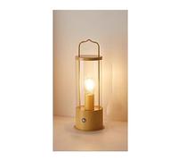 QYYZTQY Desk Lamp Bedside Table Lamp Outdoor Balcony Patio Roof Lamp Metal Handheld Horse Lamp Desktop Touch Rechargeable Table Lamps Table Light(Yellow)