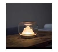 QYYZTQY Desk Lamp Creative Table Lamp Bedside Light Night Light Ambient Light Glass Fish Tank and Dynamic Table Light