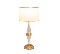QYYZTQY Desk Lamp Crystal Desk Lamp Light Luxury High-End Touch Controlled Study Bedroom Living Room Bedside Lamp Table Light