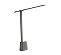 QYYZTQY Desk Lamp Rechargeable LED Desk Lamp, Foldable Reading Light with 3 Lighting Modes and Stepless Dimming, Memory Function, Automatic Brightness Adjustment Table Light(Gris)