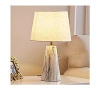 QYYZTQY Desk Lamp Table Lamp Bedroom Bedside Lamp Night Lamp After Textured Romantic Warm Faux Marble Touch Table Lamp Dimmable Table Light