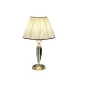 QYYZTQY Desk Lamp Traditional Ornate Style Table Lamps High Cut Glass Crystal Table Lamps Decoration Living Room Bedroom House Nightstand Home Table Light(Beige,Dimmer)