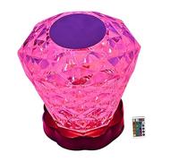 QYYZTQY Diamond Night Light Cordless Desk Lamp Crystal Touch Lamp Rose Crystal Lamp Rechargeable Table Lamp Rechargeable nightlight 800mah Lithium Battery Wireless Light Office