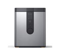QYYZTQY Digital Security Safe Home Fingerprint Password Safes Remote Alarm Battery Reminder 380x320x450 mm (Color Black) (Silver) (Silver)