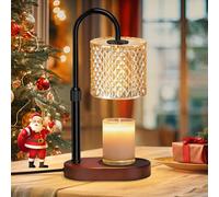 QYYZTQY Electric Candle Lamp Warmer with Timer Dimmer Adjustable Height,Gifts for Women and Men,Vintage Home Decor