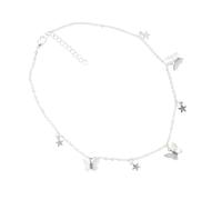QYYZTQY Elegant Silver Clavicle Chain Pendant for Women - Comfortable Fit and Stylish Look