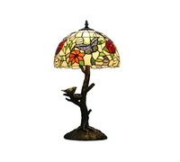 QYYZTQY European and American Table Lamp Retro Lighting Bedside Interior Decoration Lamp Butterfly Flower Reading Lamp Warm as Ever