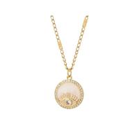 QYYZTQY Evil Eye Necklace For Women and Men, Heart Evil Blue Eye Sun Necklace Evil Eye Pendant, Evil Eye Necklace Gold, Evil Eye Choker, Evil Eye Necklace For Men