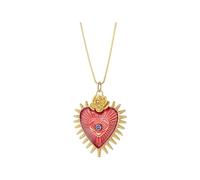 QYYZTQY Evil Eye Necklace For Women and Men, Heart Evil Blue Eye Sun Necklace Evil Eye Pendant, Evil Eye Necklace Gold, Evil Eye Choker, Evil Eye Necklace For Men