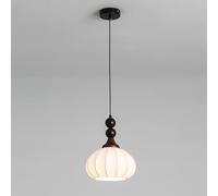QYYZTQY Fabric Hanging Lamp Ribbed Pendant Light Small Chandelier Ceiling Lighting Fixture, Dome Pendant Lights for Kitchen Island Dining Table Bedroom Bedside Cafe Bar