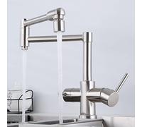 QYYZTQY Faucet Folding Brass Hot and Cold Pure Water 3 Way Kitchen Taps