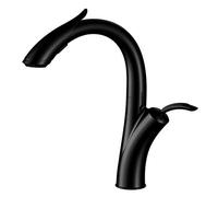 QYYZTQY Faucet Pull out Cold and Hot Kitchen Hole Single Handle Swivel 360 Degree Water Mixer Tap