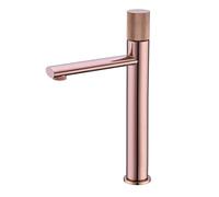 QYYZTQY Faucets Rose Bathroom Waterfall Single Hole Cold and Hot Water Tap Basin Faucet Mixer Taps,Sink Faucet(Rose Gold B)