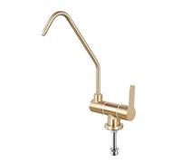 QYYZTQY Filter Brushed Gold Drinking Faucet Only Cold Water Stainless Steel Kitchen Faucets-A(A)