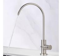 QYYZTQY Filter Drinking Water Swan Neck Kitchen Sink Faucet Swivel Single Cold Tap