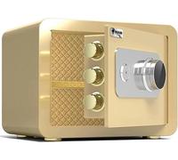 QYYZTQY Fireproof Safe Small Home Safety Mechanical Password Key Lock Cash Box File Cabinet-1