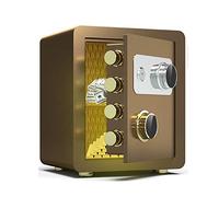 QYYZTQY Fireproof Waterproof Safe Box, Safe Household Mechanical Safes All Steel Bedside Cabinets Safe Deposit Boxes Into The Wall Office Safes Pure Mechanical Safes 45cm High for Home Office Ca