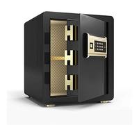 QYYZTQY Fireproof Waterproof Safe Box, Safe Safe Home Small All-Steel Anti-Theft Double Alarm Fingerprint Password Safe Deposit Box, Office Safe Can Be Inserted Into The Wall Bedside Hidden for Home
