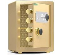 QYYZTQY Fireproof Waterproof Safes Home Boxes Steel Lock, Double Protection of Key and Mechanical Password,A-A