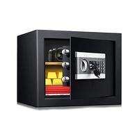 QYYZTQY Fireproof Waterproof Safes Solid Steel Digital Electronic Cash Safety Security Box Pin Number Code Home Office Easy Installation Safe Cabinet for Ho