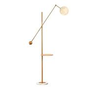 QYYZTQY Floor Lamp Floor Lamp with Table, Lamps for Nightstand with 3 Color Temperature Led Included for Floor, Living Room &, Bedroom Standing Lamp
