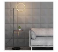 QYYZTQY Floor Lamp Floor Lamps for Living Room Marble Tray Floor Lamp Vertical Lamp Indoor Decoration Lighting Reading Standing Lamp(Black)