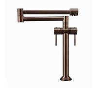 QYYZTQY Folding Single Lever Faucet for Pots Kitchen Sink Taps Mixer Mixed Hot and Cold All Brushed Shower Head