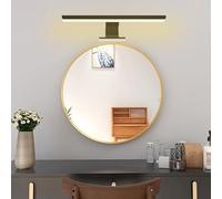 QYYZTQY Front Light Mirror Lamp Indoor Waterproof Long Strip Decoration Wall Aluminum for Bathroom Hotel Restaurant (Silvery-White Light,50cm)