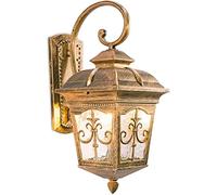 QYYZTQY Garden American Country Wall Mount Porch Light Outdoor Fixtures with Glass Traditional Wall Lamp Weather-Proof Outdoor Sconces Lighting for Patio Garden Villa Decor Lamp
