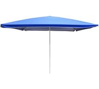 QYYZTQY Garden Outdoor Umbrella Sunshade, 3.0m Wind Up Parasol Easy Assembly Protective for Beach and Market Sun Umbrella,Blue