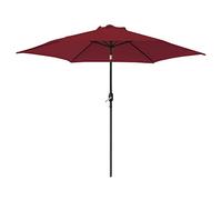 QYYZTQY Garden Parasol Outdoor Sun Shade Canopy with Crank Tilt Wine 2.7M Patio Umbrella
