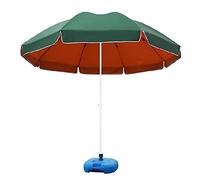 QYYZTQY Garden Parasol Umbrella,Green Four-Speed Height Adjustment Beach Removable Easy Umbrella for Outdoor Patio (B 2.4M)