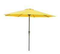 QYYZTQY Garden Patio Umbrella,Outdoor Parasol with Hand Crank,Market Table Ribs,UV Protection Beach Umbrella for Deck Pool Backyard Lawn Park