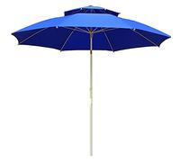 QYYZTQY Garden Tiltable Double-Top Parasol, Detachable Round Umbrella, for Outdoor, Courtyard, Terrace
