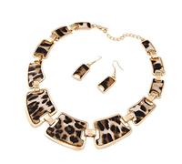 QYYZTQY Girls Leopard Women for Necklace Style Bib Tone Grain Fine Chain