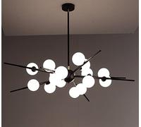 QYYZTQY Glass LED Chandelier Luxury Living Dining Room Hanging Lights Indoor Ceiling,Chandelier