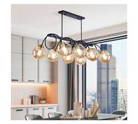 QYYZTQY Glass Lights Pendant Light Lamps Compatible with Living Room Indoor Chandelier