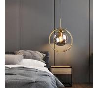 QYYZTQY Glass Shade Hanging Pendant Light Lamp Fixture Industrial V-intage Loft Kitchen Bar Fittings Ceiling Lights Chandelier