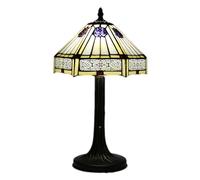 QYYZTQY Glass Table Lamp LED Vintage Creative Desk Light for Home Living Room Bedroom Bedside Decor Warm as Ever