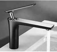 QYYZTQY Gray Black Gold Hot and Cold Faucet Toilet Wash Basin undermount Basin Basin About Extended Faucet, Black Silver Dwarf